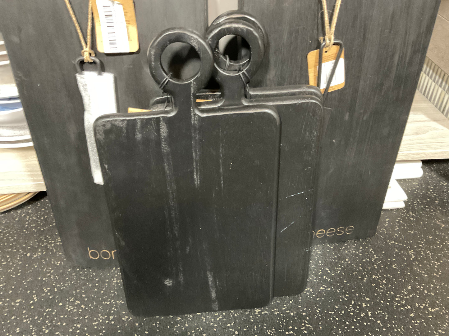 Black cheese board