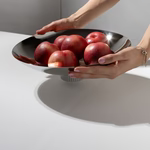 Striations Fruit Bowl, Silver