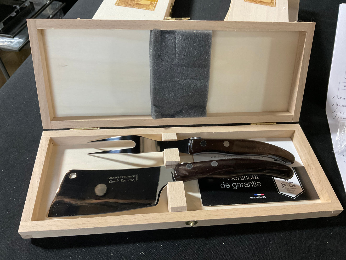 BERLINGOT CHEESE SET BROWN