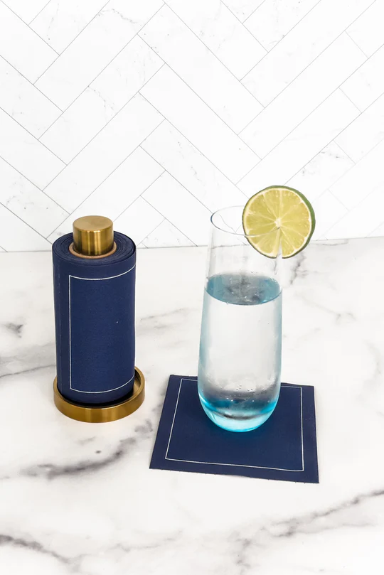 GOLD COCKTAIL NAPKIN STAND