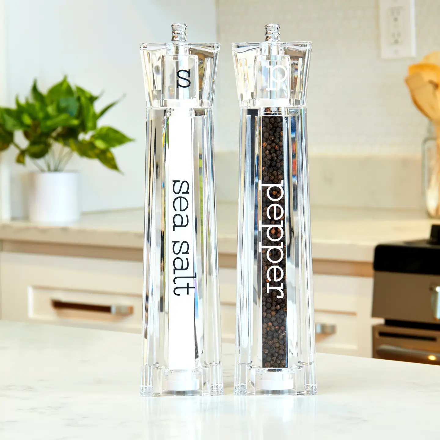 Tall Seasalt/Pepper Grinders
