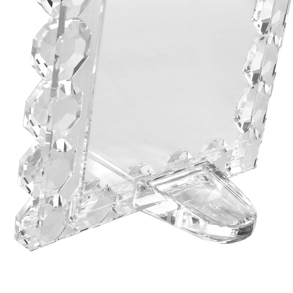 Octagon Crystal Picture Frame: 4x6