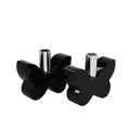 Black Butterfly Candleholders with Silver