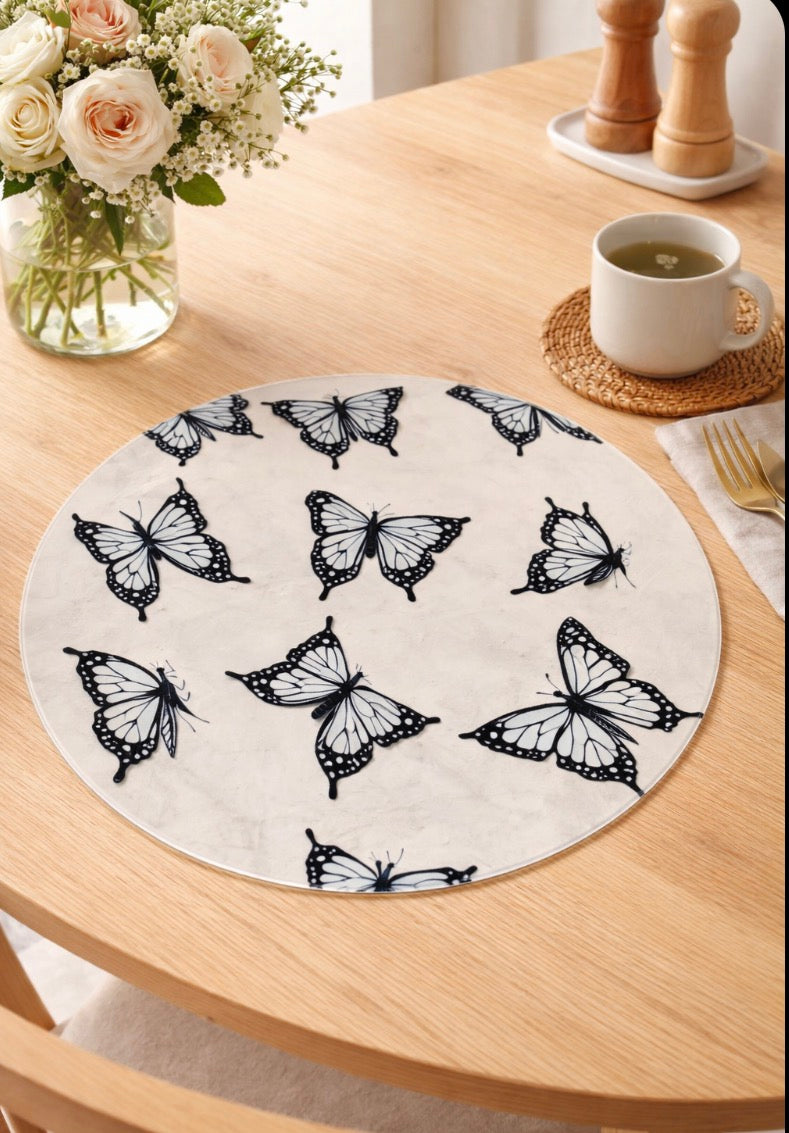 acrylic butterfly placemats