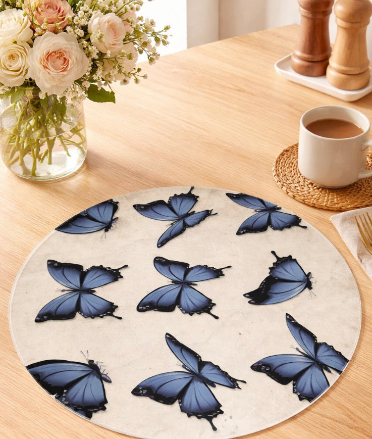 acrylic butterfly placemats