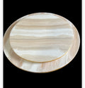 WOODEN LAZY SUSAN/16” PEARL