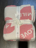 Pink Heart  Luxury Soft Throw