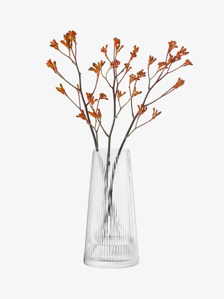 Beacon Candle Holder/Vase H13.5in White/