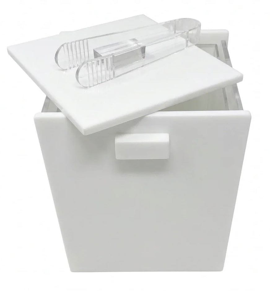 Ice Bucket with Tongs