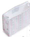 ROADIE SMALL ZIP POUCH - RIBBON FLORAL PINK