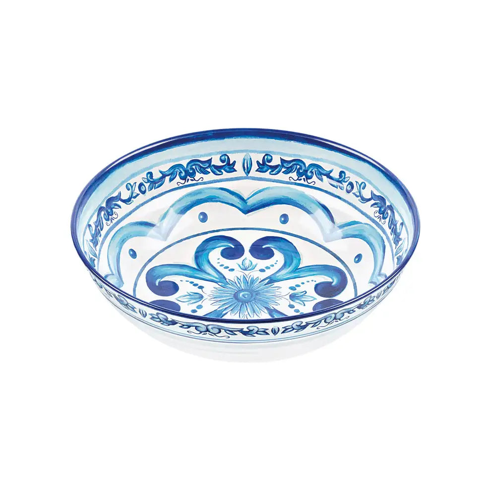 TABLE DECOR - Large Bowl: MED BLUE