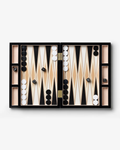 LACQUERED BACKGAMMON