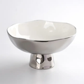 White Footed Bowl