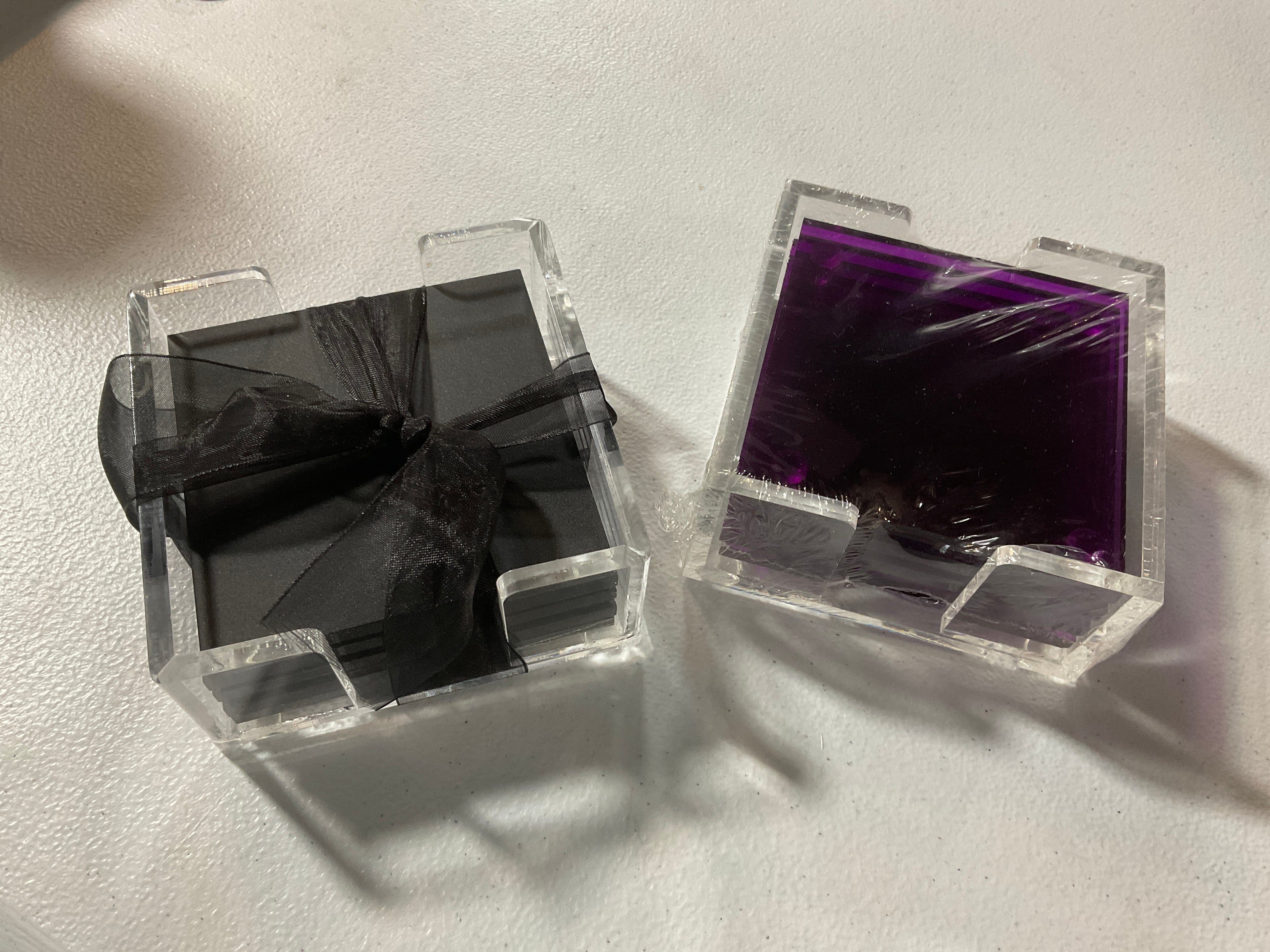 Acrylic Coasters Set of 4