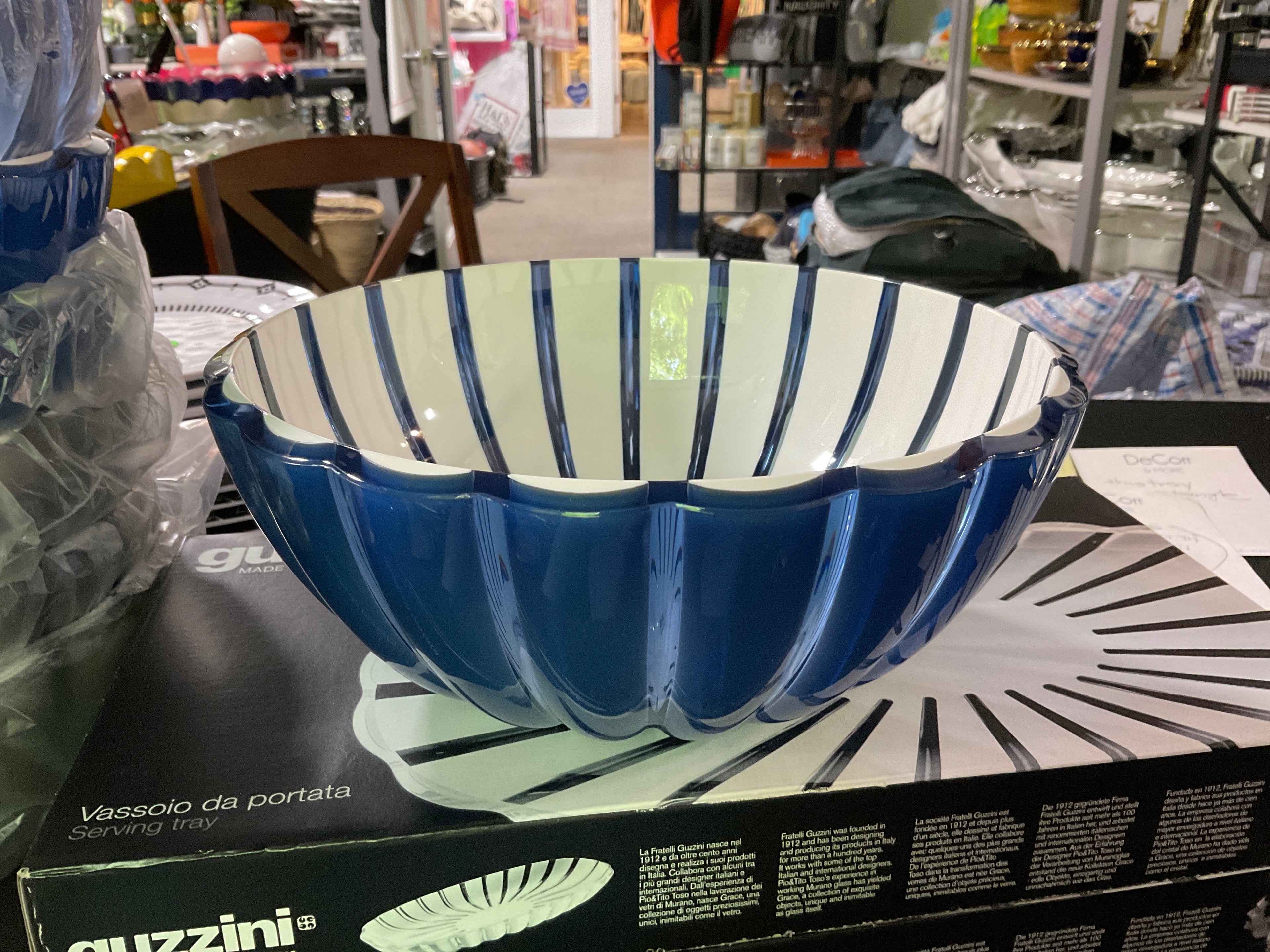 Grace Bowl-Large Navy 30 cm