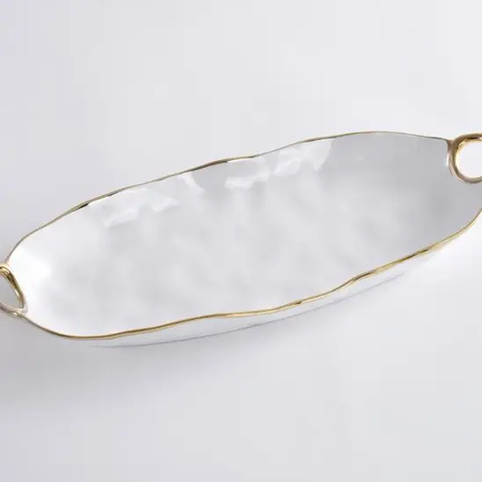 White/ Gold Deep Long Server