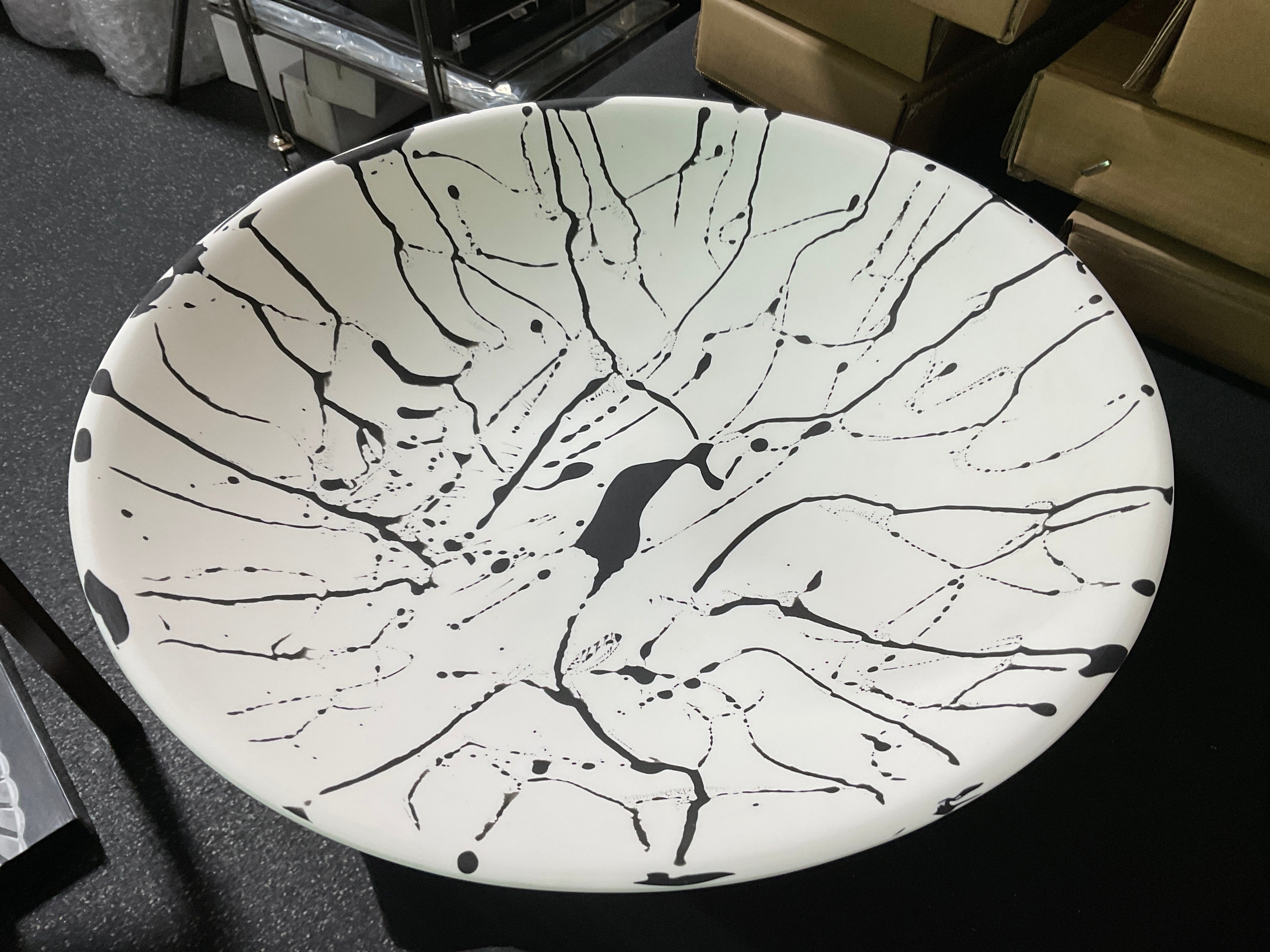 EVERYDAY BOWL LARGE WHT/BLK SPLATTER