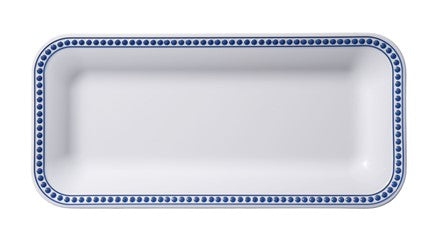 Bar Harbor Blue 16" x 7.5" Appetizer Tray