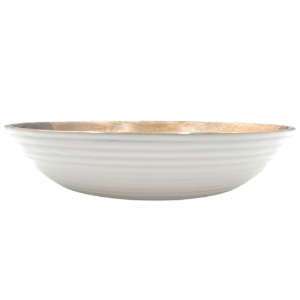 RIBBED BOWL WITH SERVERS