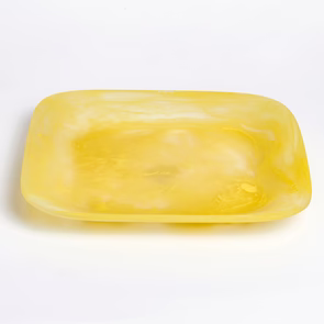 SQUARE TRAY LARGE yellow