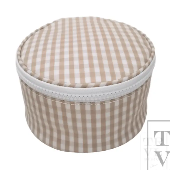Roundup Jewel Case - Gingham Khaki