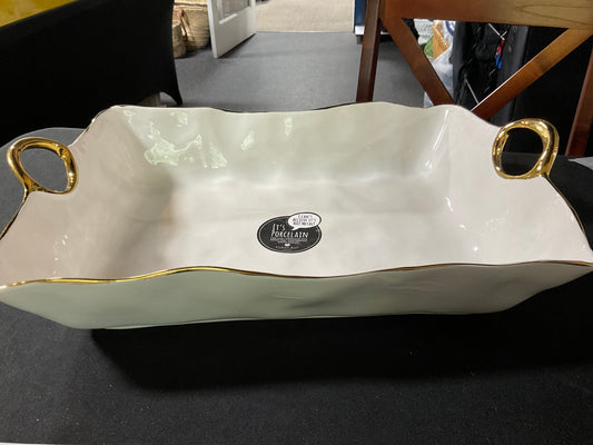 White and Gold Large Deep Server