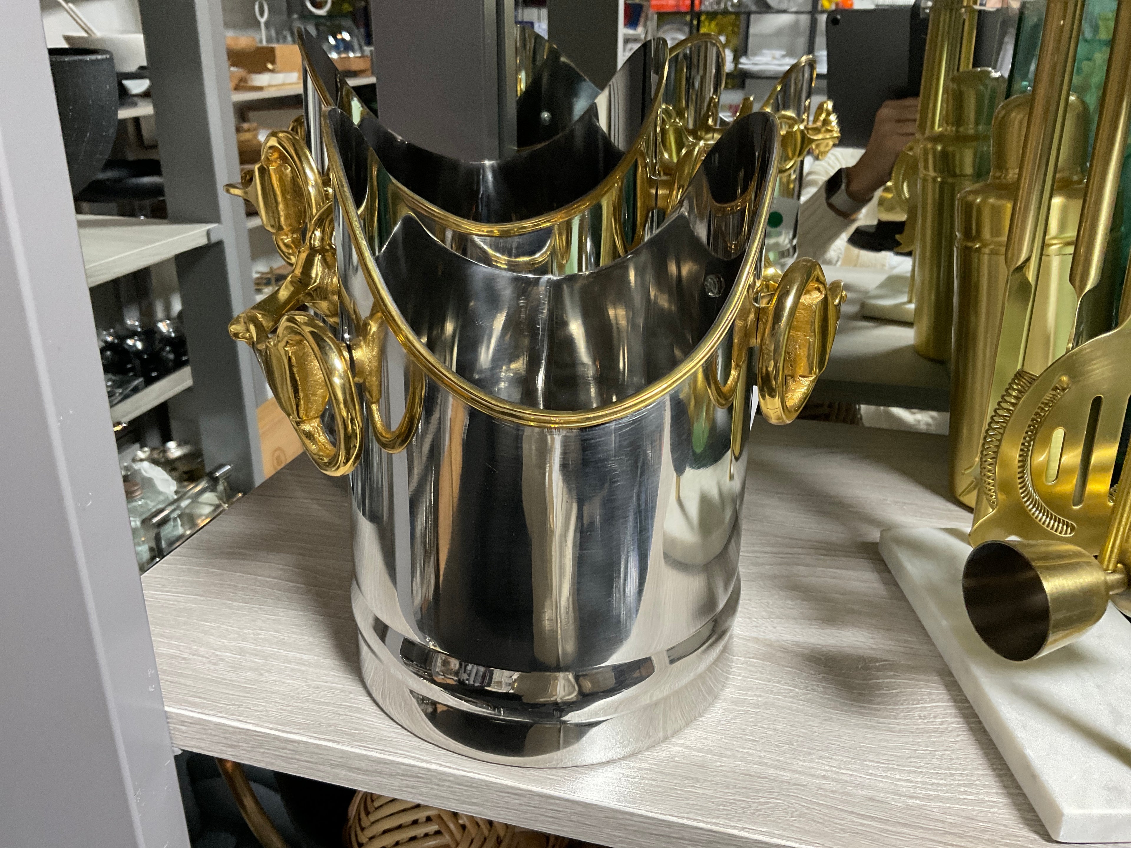 Horsebit Ice Bucket-Medium