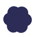 Coasters Navy Lacquer S/4