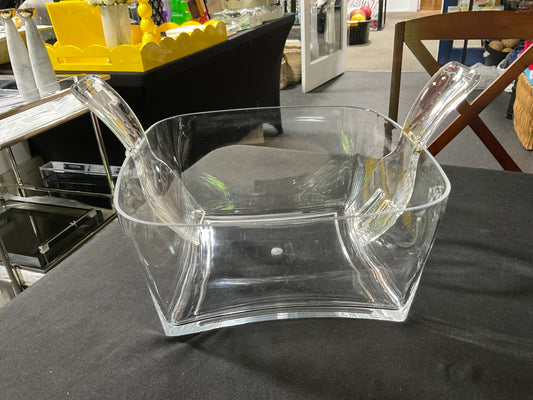 Square Salad Bowl with Servers