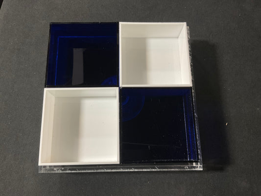 Swivel 4 Section Caddy with Cover