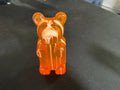 Drip Orange Resin Bear