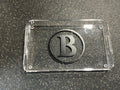 Acrylic Tray with Cut Out Handles 16 X 9.5 with Design