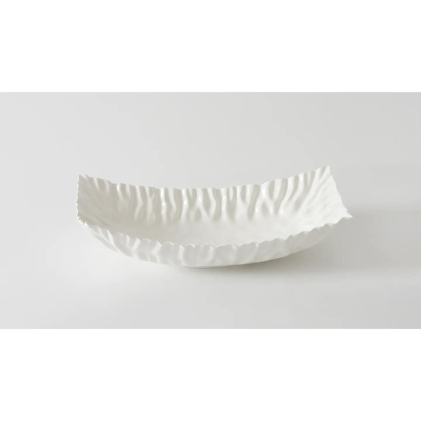 MAS White Rectangular Centerpiece