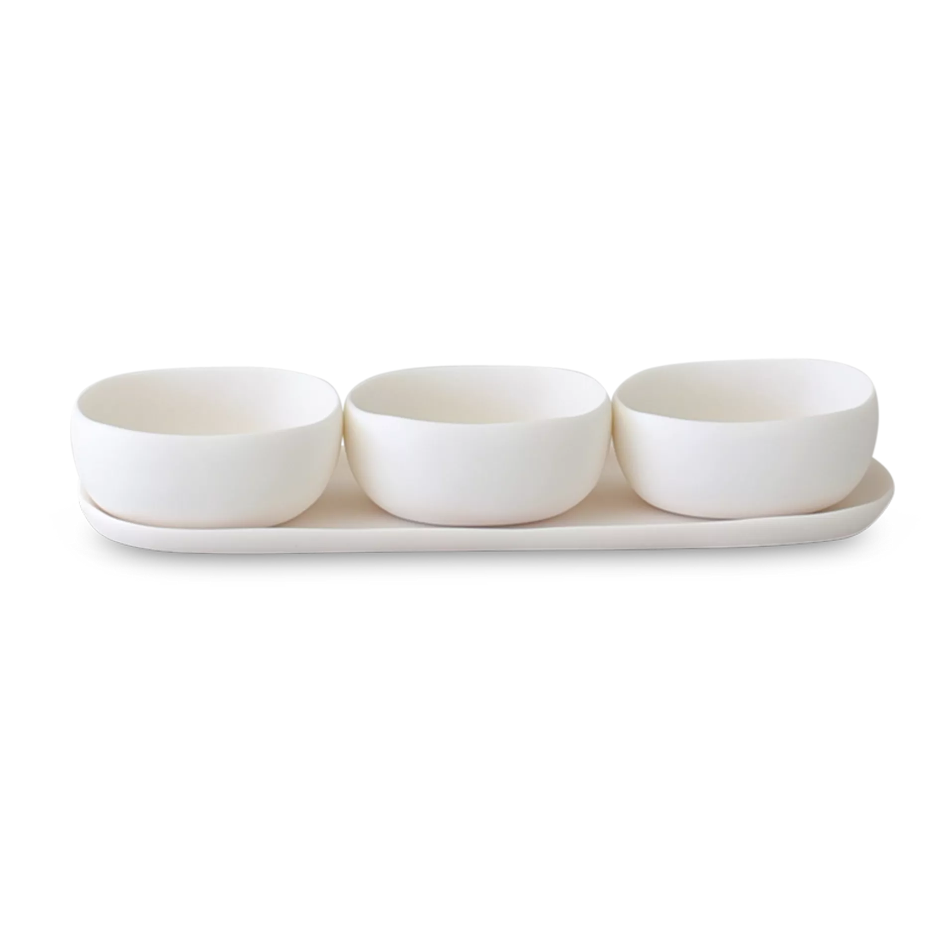 Black Resin Trio of Bowls