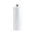 WHITE MINI COLUMN SALT OR PEPPER MILL