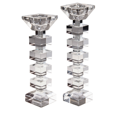 Crystal Candle Holder-8 inch