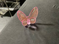 Large Crystal Butterfly Pink