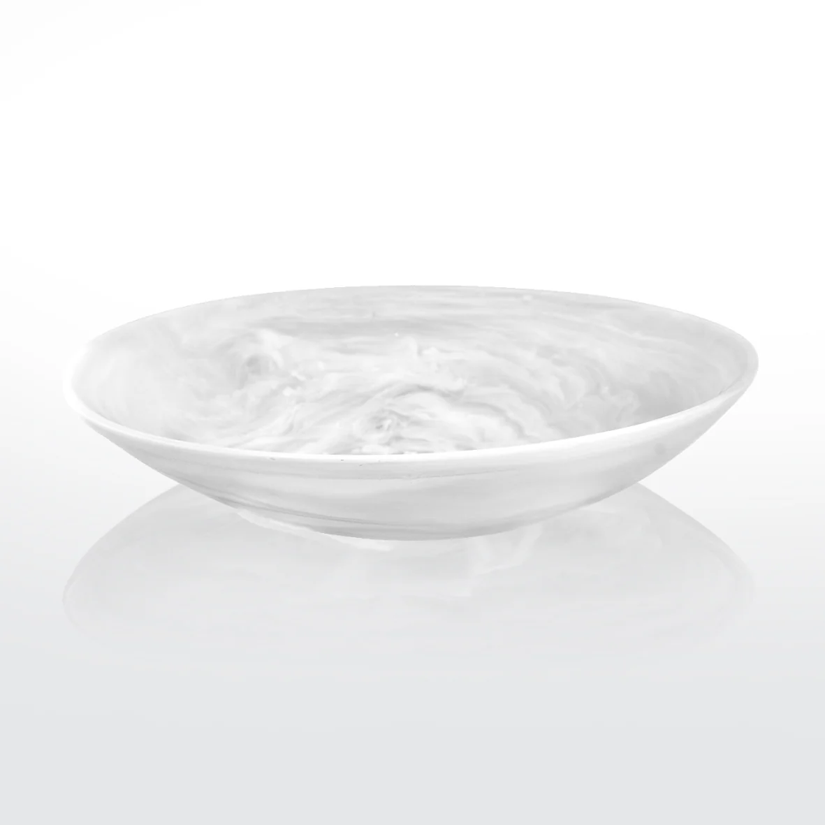 Everyday Large Bowl - White Swirl
