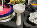 High Copal Pedestal Bowl-Alabaster