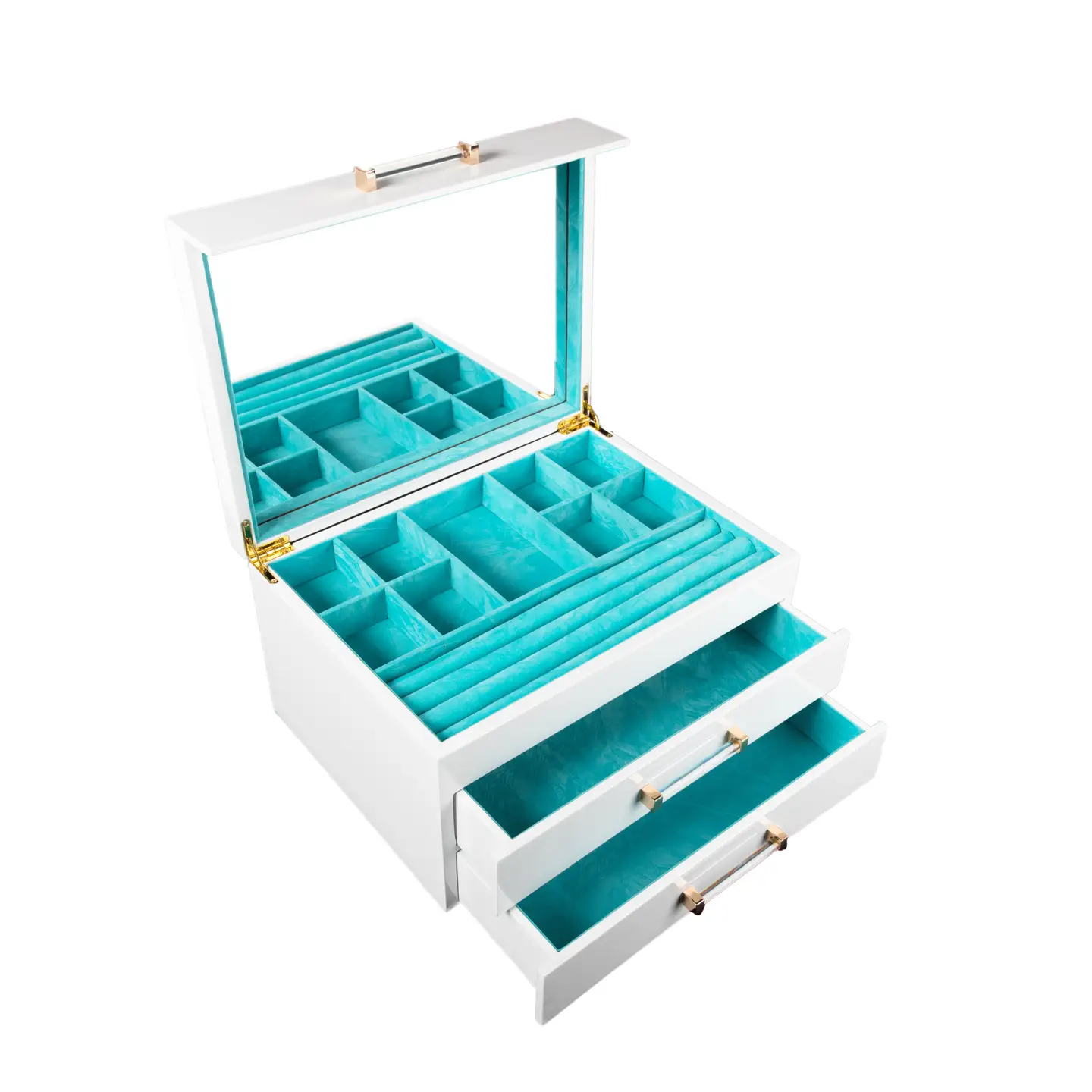 Kendall Jewelry Box White
