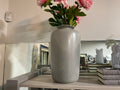 Grey Stoneware Vase-Tall