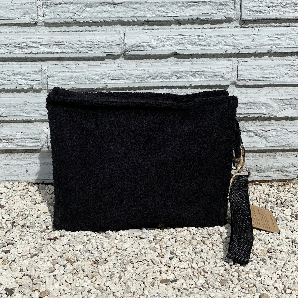 Small Terry Pouch Plastic Lined