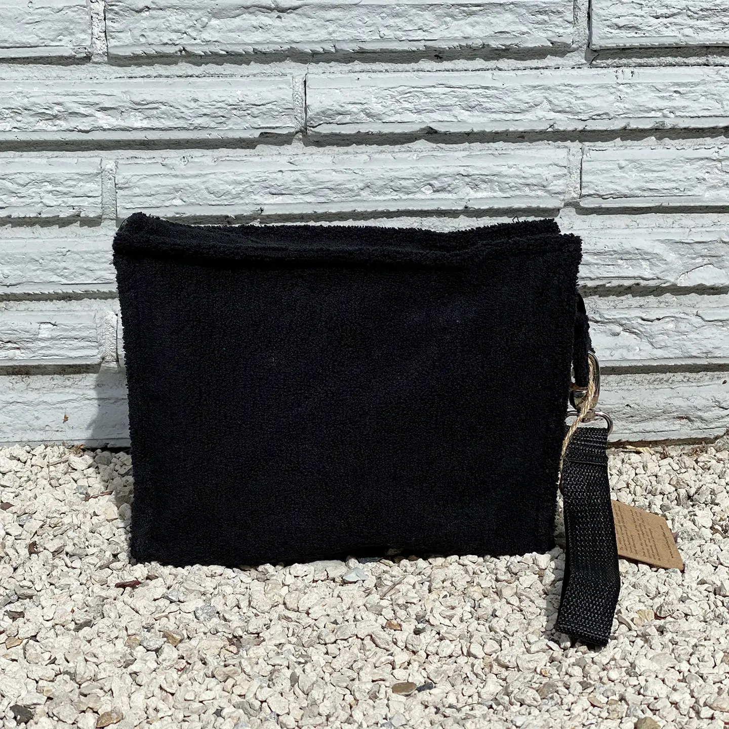 Small Terry Pouch Plastic Lined