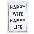HAPPY WIFE TEA TOWEL
