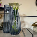Illusion Vase Medium-Pale Steel Blue