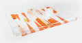 Lucite Backgammon-Orange