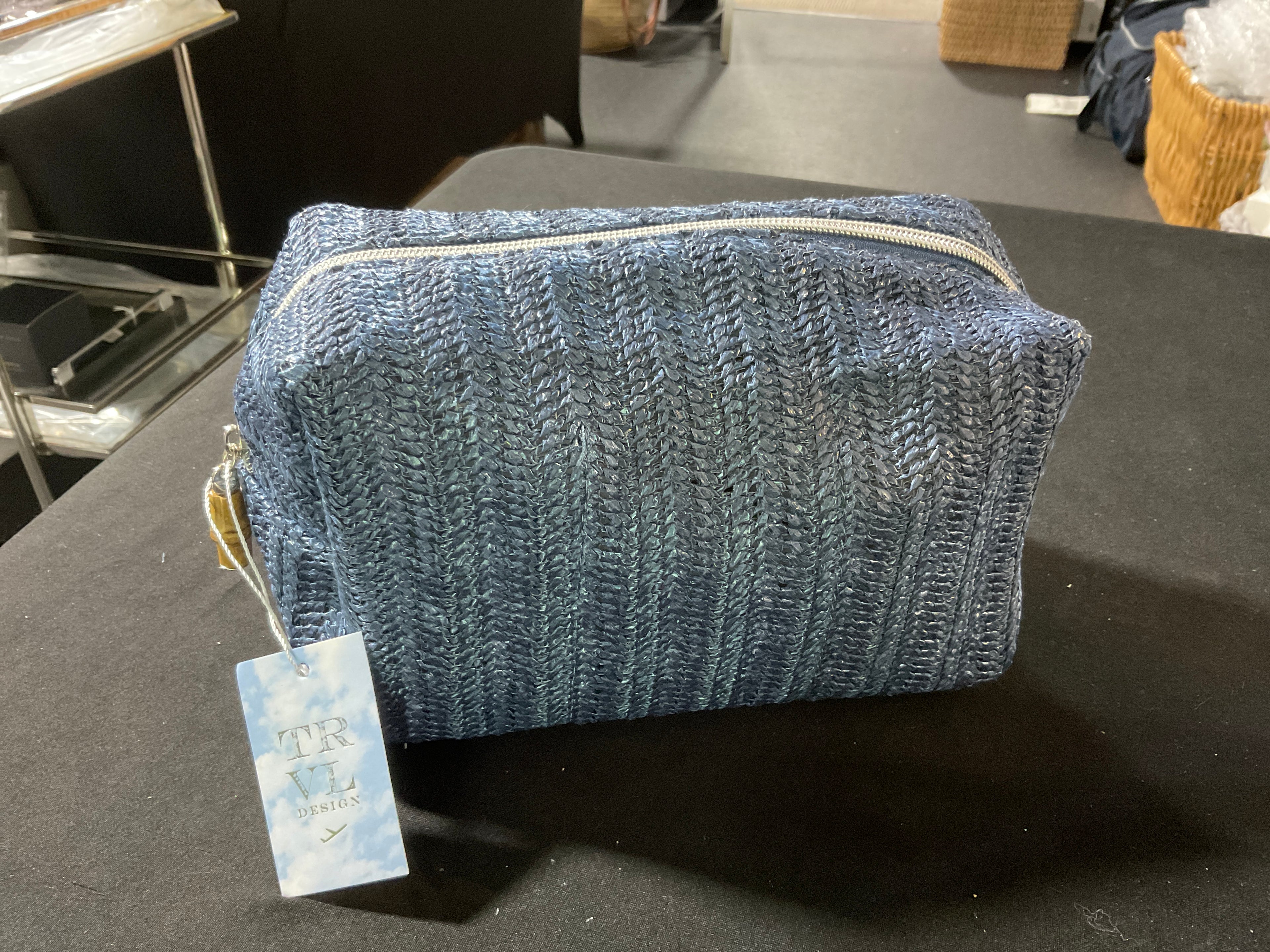 On Board Bag Straw Indigo