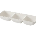 Waves 3 Section Serving Piece in Melamine