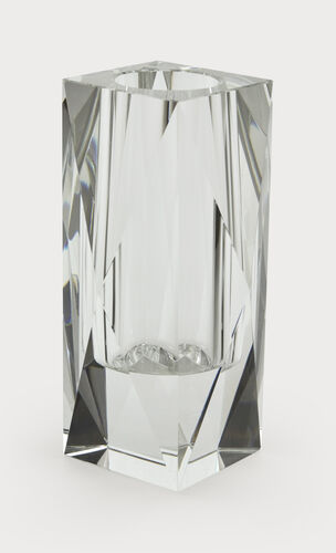 CRYSTAL VASE - DIAMOND CUT (TALL)