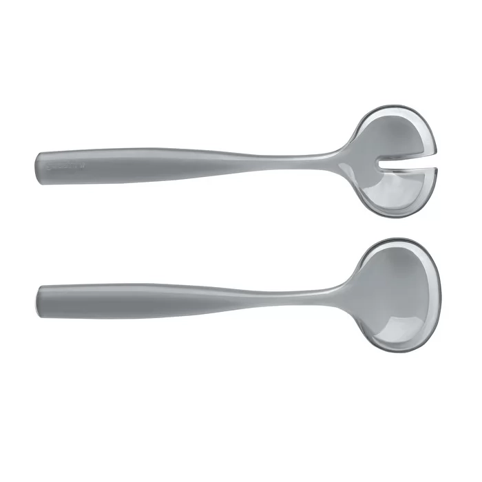 Grace Salad Servers Gray